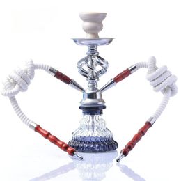 DHL free Premium 2 Hose Hookah Portable Design Shisha Hookah