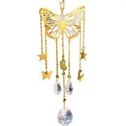 Pendant Necklaces Suncatcher Butterfly Accessories Crystal Sun Catcher Prism Ball Lighting Garden Car Decoration