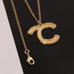 2022 Top quality Charm pendant necklace in 18k gold plated for women wedding Jewellery gift have box stamp PS4219A2382