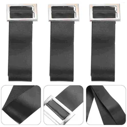 Belts 3 Pcs Christmas Costume Accessories Santa Claus Waistband Buckles Dress Cosplay Xmas Belt Decors Earth Tones Clothing