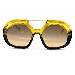 Sunglasses Oversized For Women 2023 Quality Square Full Frame Sun Shades UV Protection UV400 Lenses Trendy Glasses