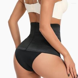 Women's Shapers Women Waist Cincher Girdle Tummy Slimmer Sexy Thong Panty Shapewear Seamless Body Shaper Briefs Firm Control Belly Underwear