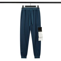 24SS ISLAND Spring Men Cotton Pants Basic Compass Badge Embroidered Tooling Pocket STONE Casual Sweatpants High Quality Oversized Hip Hop Pants 01