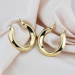 Hoop Earrings Classic Stainless Steel Big Set For Women Fashion Oversize Round Circle Statement Vintage Jewellery Gift