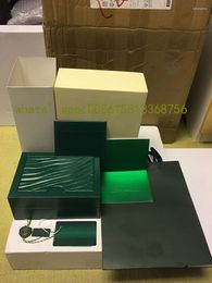 Watch Boxes Substitute Original Green Luxury Box With File Card Can Be Customised