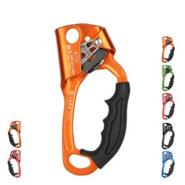 Carabiners Outdoor Rock Climbing SRT Hand Ascender Device Mountaineer Handle Ascender Left Hand Right Hand Climbing EquipmentRope Tools 230928