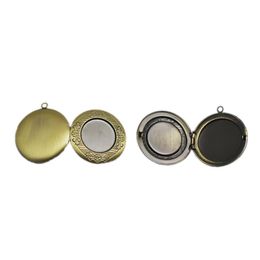 Beadsnice vintage locket blank po locket custom po engraved locket necklace findings supplies nickel and lead ID 32368