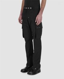 Men's Pants Utility Pocket Metal Button Technical ALYX 1017 9SM Cargo Men Women 1:1 High Quality Trousers