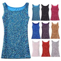 Camisoles & Tanks Women's Sequin Bottom Sleeveless Underwired Camisole Tops Tank Vest Womens Tunics Summer