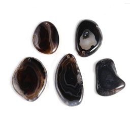 Pendant Necklaces Natural Stone Agates Pendants Irregular Polished Onyx Crystal For Trendy Jewellery Making Diy Women Necklace Earrings Gifts