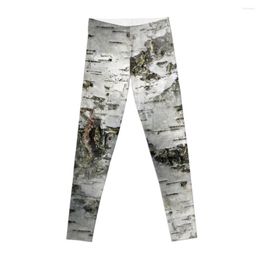 Active Pants Birch Bark Wood Log - Tree Leggings Women Sports Gym Sportswear Woman