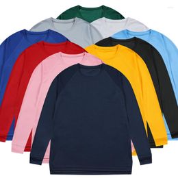 Men's T Shirts 5pcs Long Sleeve Training Uniform Autumn And Winter Running Fitness Crewneck Sports T-shirt Loose Breathable Top