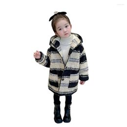 Jackets Coat For Girl Striped Pattern Casual Style Childrens' Jacket Toddler Children's Clothes Girls