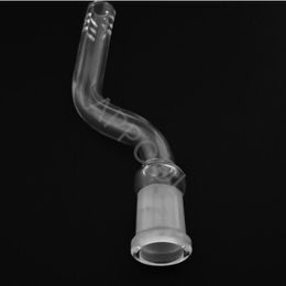 Smoking Accessory Hookahs 4.72 inch 14mm female Glass downstem Diffuser tube stem Adapter Diffused Down Stem For Glass Beaker Bong Pipes