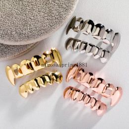 Unisex Fashion Men Grills Gold Plated Dental Grills Teeth Hip Hop Personality Women Men Jewelry