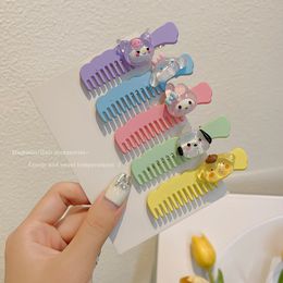 Small Comb Hairpins Kuromi Shape Girls Hair Accessory Korean Style Women Hair Accessories Cartoon Hair Clip Hairclip Cute Headdress for Kids 2747