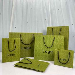 Brand New G Green Dress Scarf Shoes Gift Box Perfume Lipstick Belt Packaging Box Bag AA2203222449