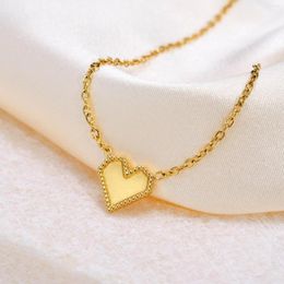 Pendant Necklaces Tnity Heart Necklace For Women Birthday Anniversary Christmas Jewelry Gifts