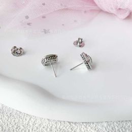 Sterling stud sterling Jewellery designer Silver Zircon diamond earrings earring for women luxury silver fashion Popular bijoux 7mm BL71