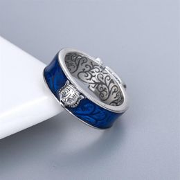 Women Girl Tiger Head Ring Animal Tiger Head Finger Ring Fashion Jewelry Accessories for Gift Party High Quality292v