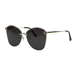 Sunglasses Luxury Women 2023 Man Lens Pilot Polarized Glasses In Trend Vintage Party Cycling Bachelorette Accesories