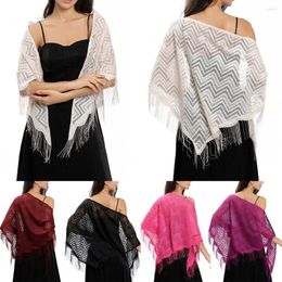 Scarves Triangle Scarf Fashion Lace Shawls Evening Dresses Shawl Wedding Party Pure Color Lady Cape Wraps