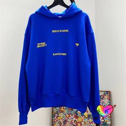 Blue Hoodie Men Women Hoodie Oversize Hip Hop Pullovers Hooded Sweatshirts