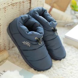 2023 Winter Women's Boots Indoor Home Non-Slip Warm Comfortable Lightweight Down Cotton Shoes