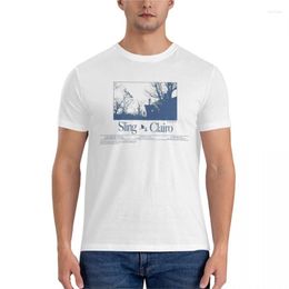 Men's Tank Tops Summer Fashion T-shirt Men Clairo Sling Merch Classic Mens White T Shirts Workout For Plus Size