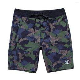 Men's Shorts 2023 Summer Classic Solid Men Board Water Repellency 4-way Stretch Beach Short Pants Quick Drying Swimwear Bermuda