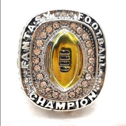 High-quality custom Fantasy Football Championship Ring Fashion Men's Sports Jewellery Classic Replica Fans Collection Gifts272t