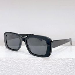 Sunglasses SL Fashion High End For Men Acetate Luxury Designer Women Rectangle European And American Style UV400