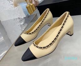 Brand-name women's dress r fashion leather boat shoes sexy chunky party shoes Match Colour women's leather sheepskin single shoes