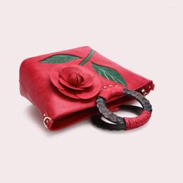 Evening Bags Women's Fashion Stereoscopic Rose Flowers Elegant Tote Lady Handbags Shoulder Bag Crossbody Party Wedding Office Daily