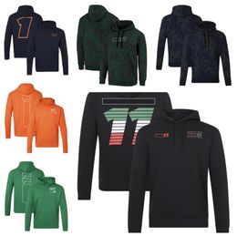 Formula One team hooded sweater F1 hooded racing suit plus size customization for the new season in 2023.