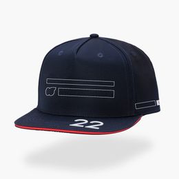 2023 New F1 Driver Racing Cap Formula 1 Team Fashion Curved-Brimmed Baseball Cap Summer Casual Sports Sunhat Men's Embroidered Cap