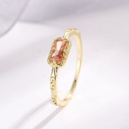 Japanese Aget Christmas limited coffee zircon ring women's gold-plated acado same vintage temperament ring
