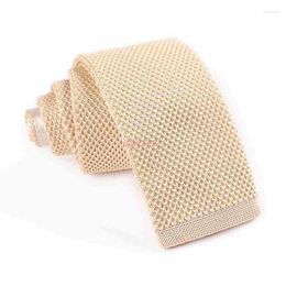 Bow Ties Knitting 5.5CM Solid Tie Mens Party Steward Accessories Neck Prom Luxury Adult Smart Pre-Tied 94