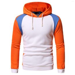 Men's Hoodies Sweatshirt Pack Casual Hoodie Colour Block Pullover Hooded Warm House Slipper