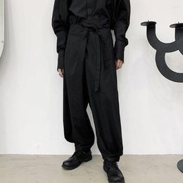 Men's Pants Trousers Spring And Autumn Slacks Casual Harem Large Size Youth Black Yamamoto Style