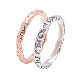 Rings Pandorara Designer Luxury Fashion Women White Copper Gold-plated Ring New Noble Charm Ring Simple Personalized Pattern Overlapping Joint Ring