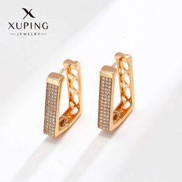 Xuping Simple Geometry Cool Style Square Fashion Temperament Earrings Jewelry