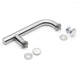 Bath Accessory Set Shower Door Handle Enclosure Durable Easy To Install High Quality Practical Use Silver Doors