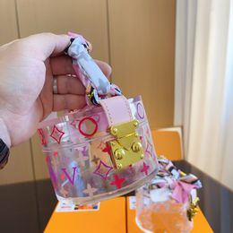 23SS Top Handbags Designers Transparent Box Bags Woman Luxury Acrylic Transparent Printing Handbag & Purses 12CM