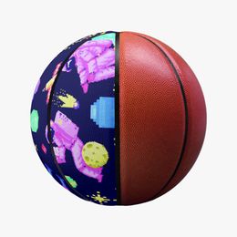 custom Basketball diy Basketball Adolescents men women youth children outdoor sports Basketball game team training equipment Factory direct sales ST2-11