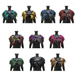 Scarves Elegant Feather Shawl For Women Pography Perfect 1920s Shrug Halloween Cosplay And Evening Dresses