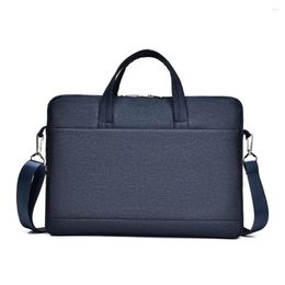 Briefcases 15.6 Inch Waterproof Oxford Cloth Materia Laptop Bag Shockproof Simple Business Briefcase Shoulder Messenger