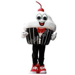 Halloween Fun Cupcake Mascot Costumes Simulation Top Quality Cartoon Theme Character Carnival Unisex Adults Outfit Christmas Party Outfit Suit