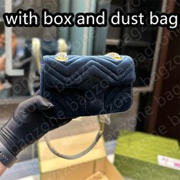 Marmont TOP Veet Designer Bag Handbags High Quality Chain Shoulder Bags Fashion Crossbody Purses Woman Handbag Dhgate Wallet Coins S 30