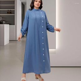 Ethnic Clothing Saudi Arabia Oversized Women's Autumn Fashion Muslim Slim Dress With High Grade Feeling To Cover Meat And Reduce Age